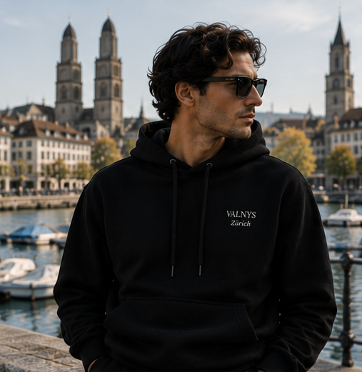 VALNYS | Zürich Collection – Hoodie Black