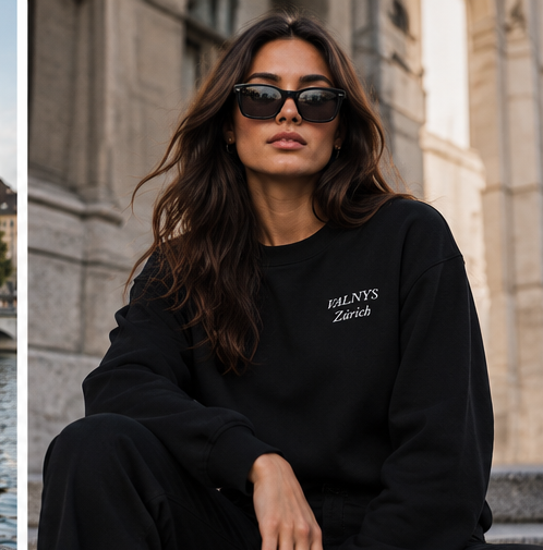 VALNYS | Zürich Collection – Sweatshirt Black